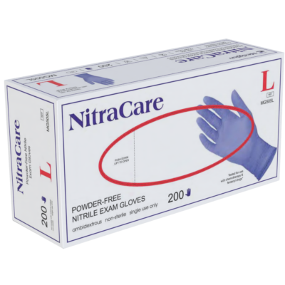 NitraCare Nitrile Exam Gloves 200
