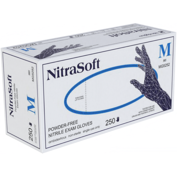 NitraSoft Nitrile Exam Gloves 250