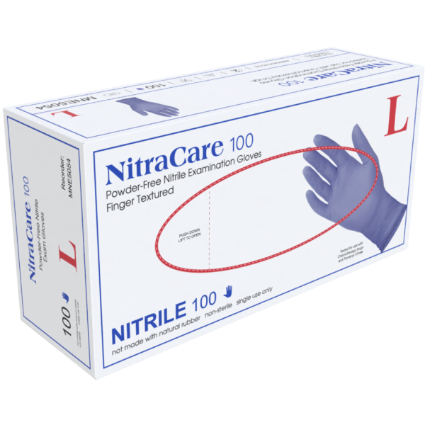 NitraCare 100 Nitrile Exam Gloves