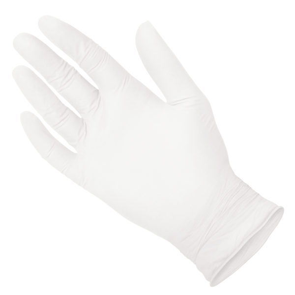 NitriSkin White Nitrile Exam Gloves - Image 2