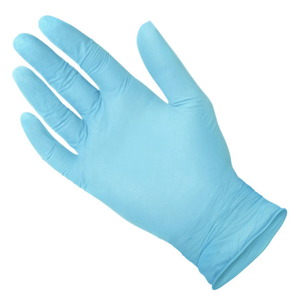 NeuCare X6 Nitrile Exam, Teal Blue 6.5 mil Full Textured - Image 2