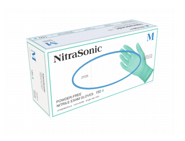 NitraSonic 150 Blue Nitrile Exam Gloves